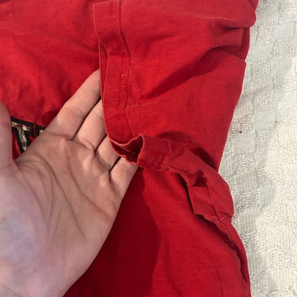 Burberry Red Tee with Bear Motif - Picture 2 of 5